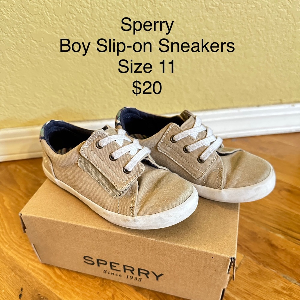 Sperry Top-sides slip ok sneakers for boys